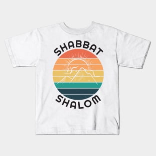 Shabbat Shalom Kids T-Shirt